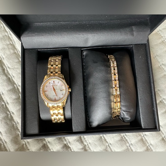 Ladies Citizen Eco-Drive Watch and Bracelet Set - Picture 2 of 9